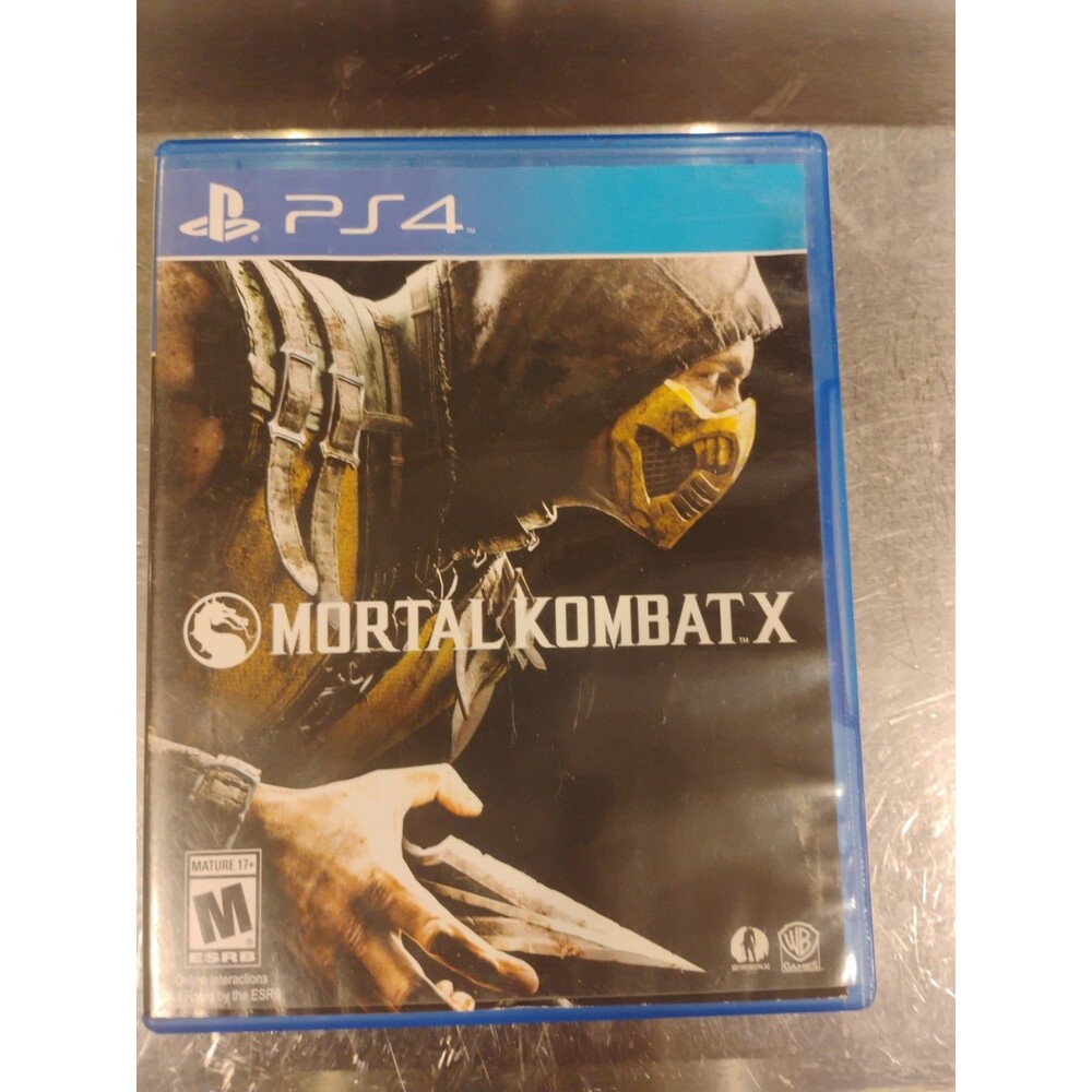 Mortal Kombat X (Sony PlayStation 4, 2015) PS4 Game and Case